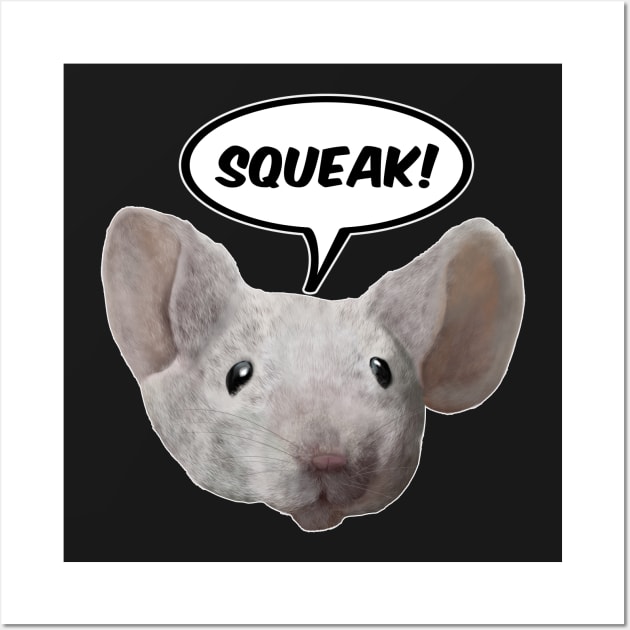 Squeak! Mouse Wall Art by Spectralstories